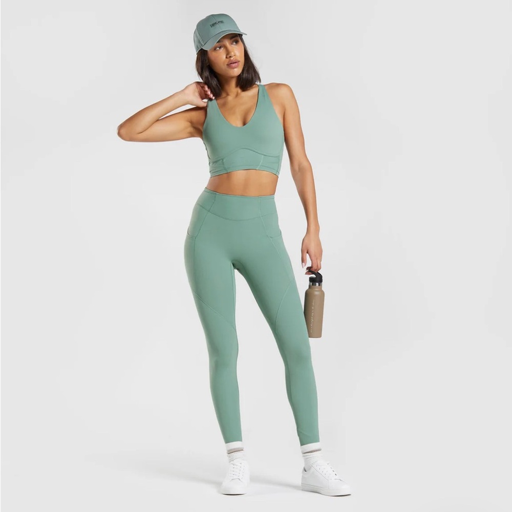 Gymshark x Whitney Simmons Leggings sage green small